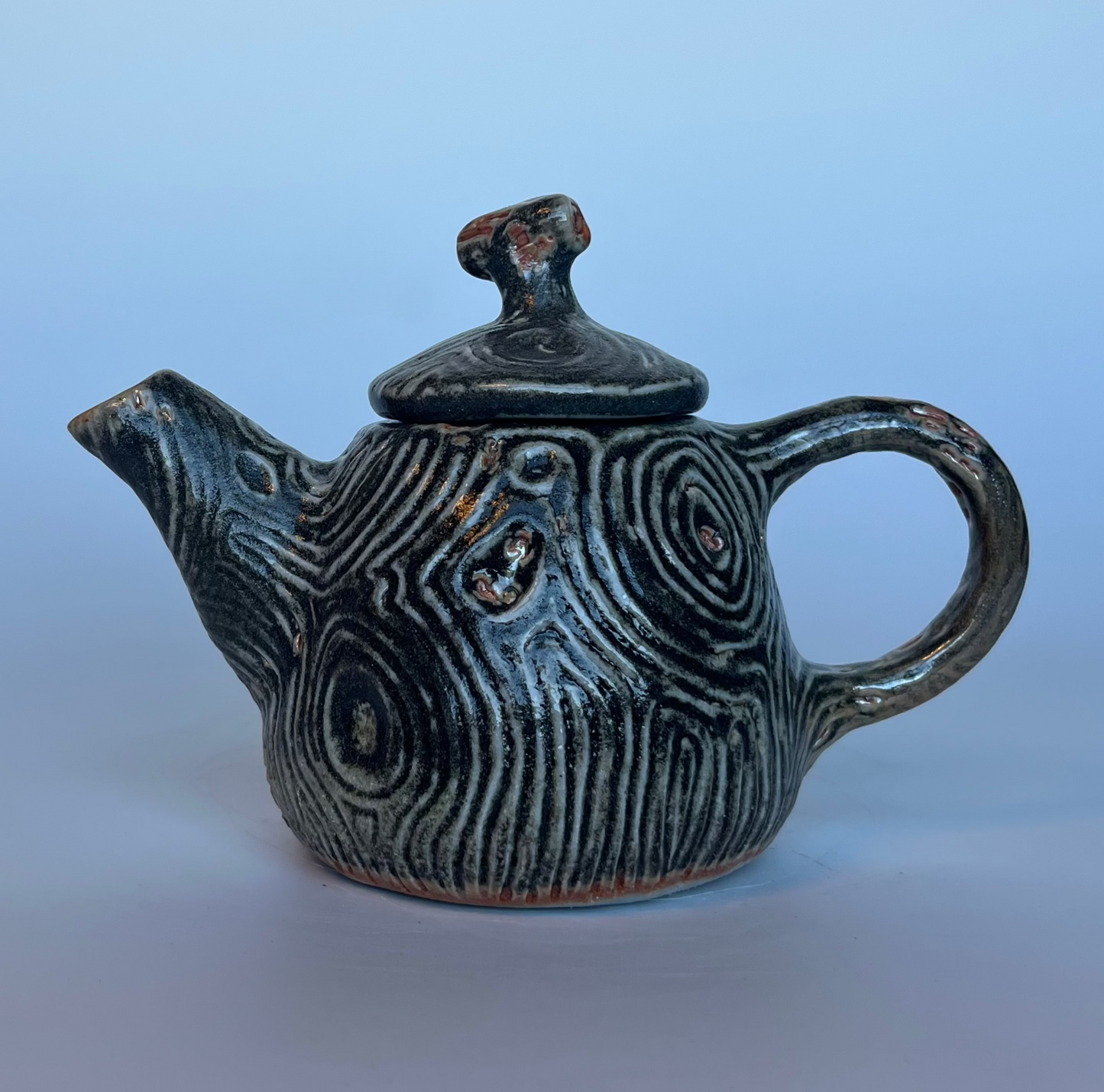 Wood Grain Teapot