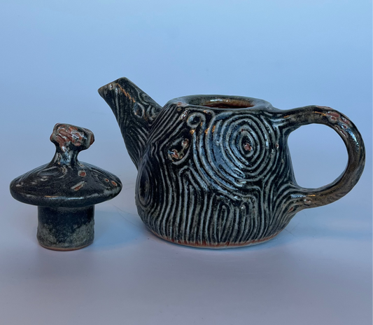 Wood Grain Teapot