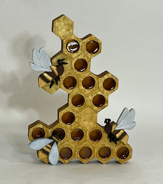 Beehive Mixed Media Sculpture